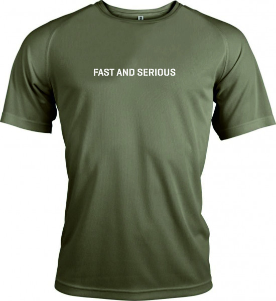 Sportshirt Herren - Fast and Serious