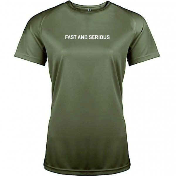 Sportshirt Damen - Fast and Serious